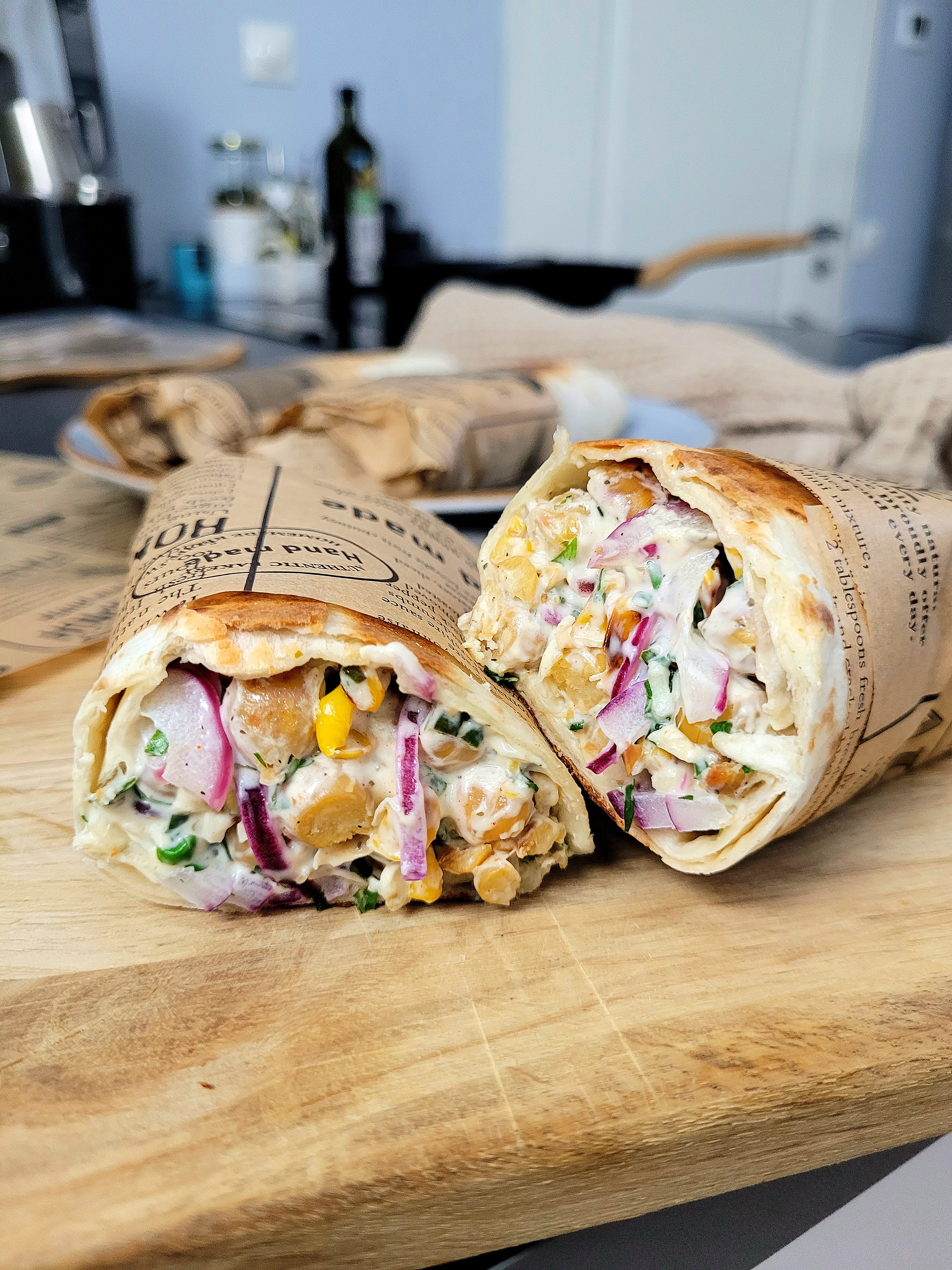 Chickpea Wraps: Geschmackvolle und gesunde vegane Wraps