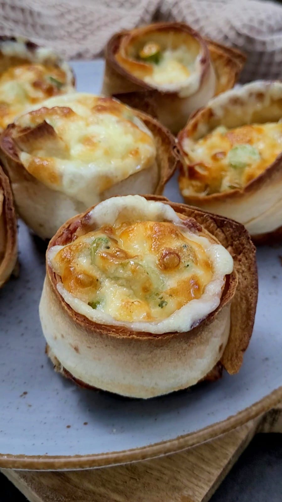 Spargel-Wrap-Muffins