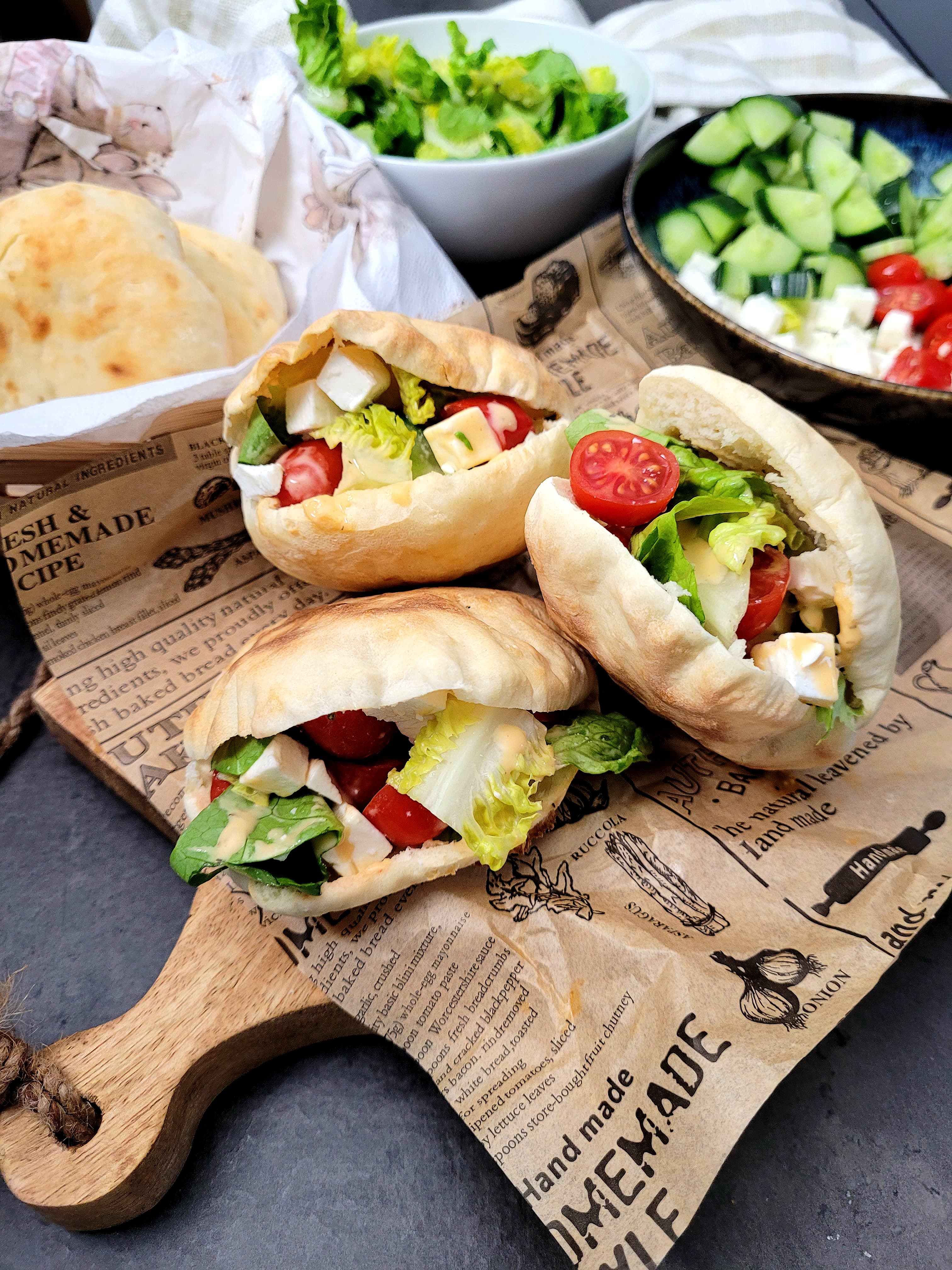 Ballonbrot aus dem Backofen