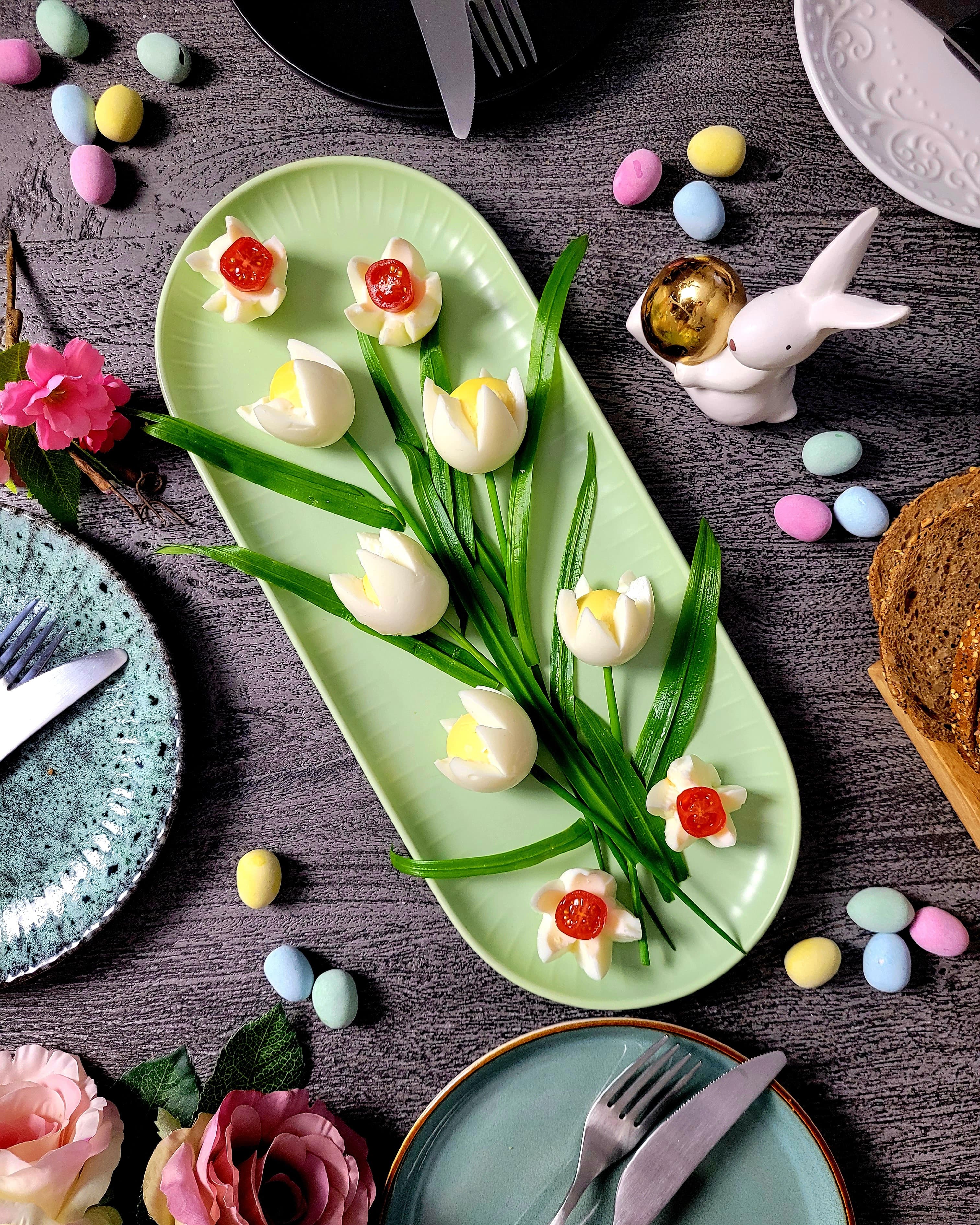 Eiertulpen – essbare Blumen fürs Osterbuffet